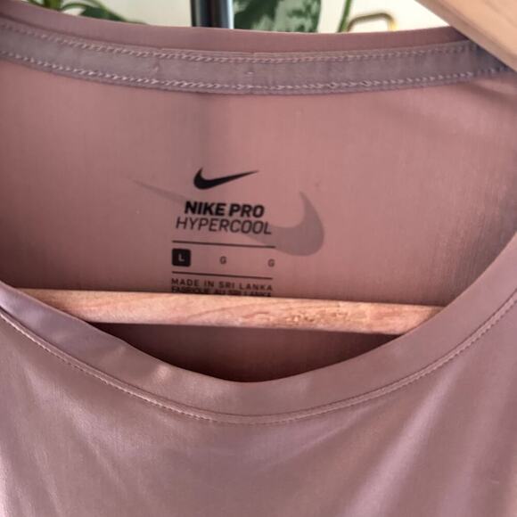 Nike Pro Hypercool Long Sleeve Training Top Colorblock L Stretch - Picture 5 of 8